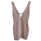 Forever21 Blush Bodycon Knit Mini Dress – One Size (XS–S Fit)
